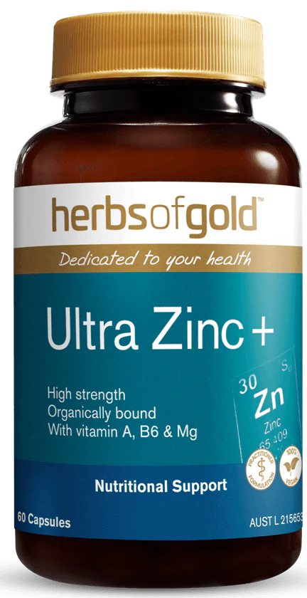 Herbs Of Gold - Ultra Zinc + 60 Capsules
