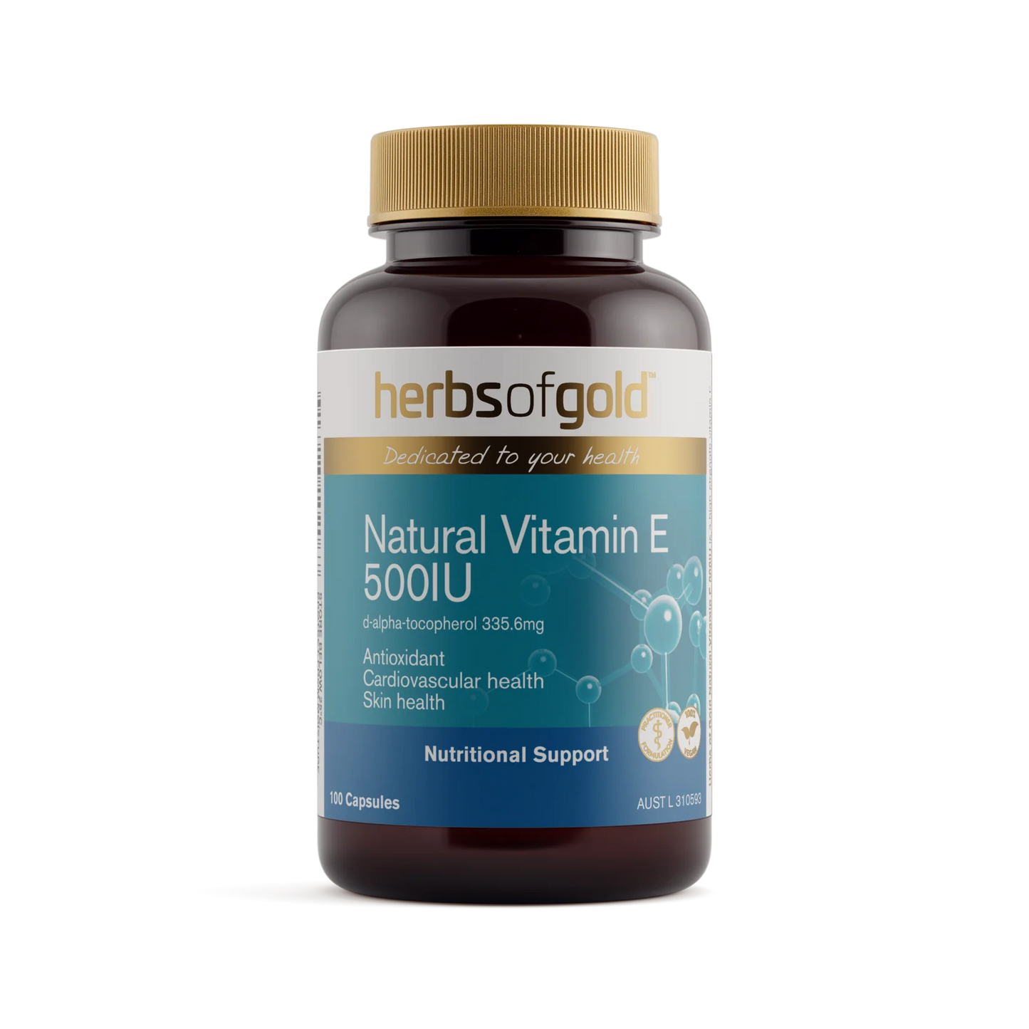 Herbs of Gold - Natural Vitamin E 500IU