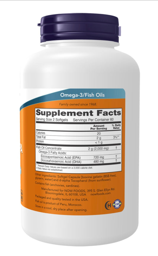 NOW - Super Omega EPA Fish Oil