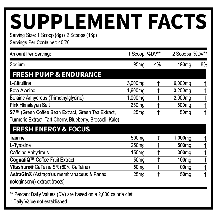 Fresh - Pre Pre Workout