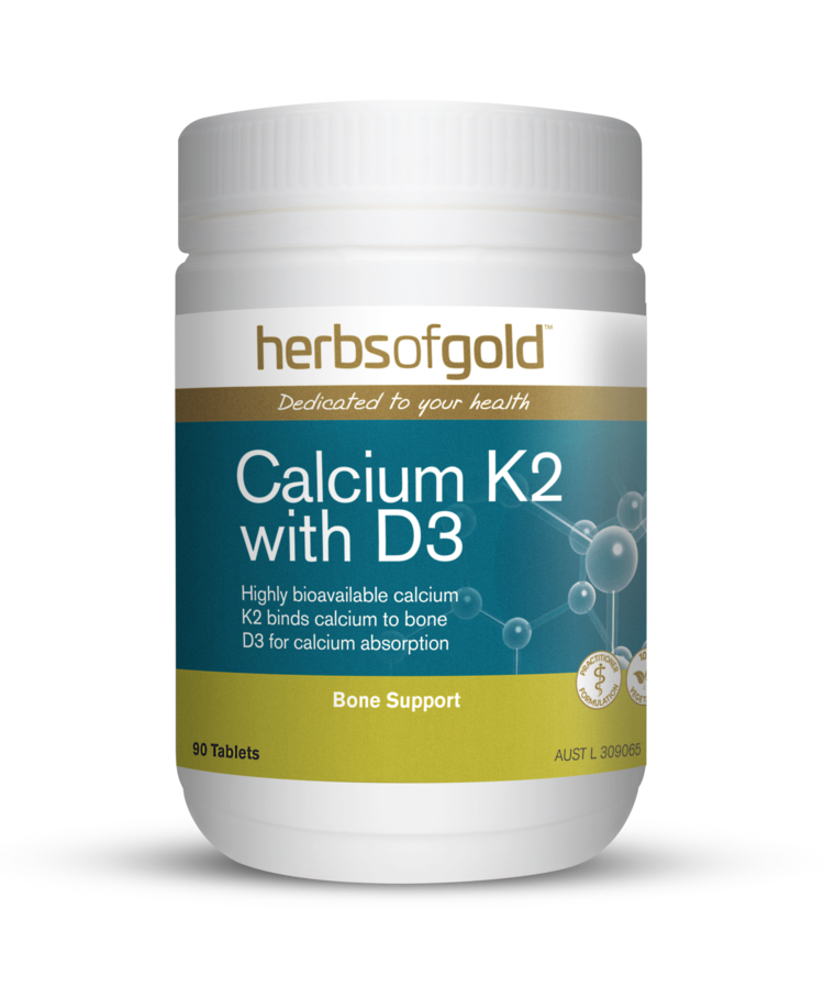 Herbs of Gold - Calcium K2 with D3