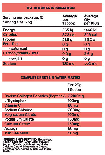 Primabolics - Collagen Complete Protein Water + Hydration