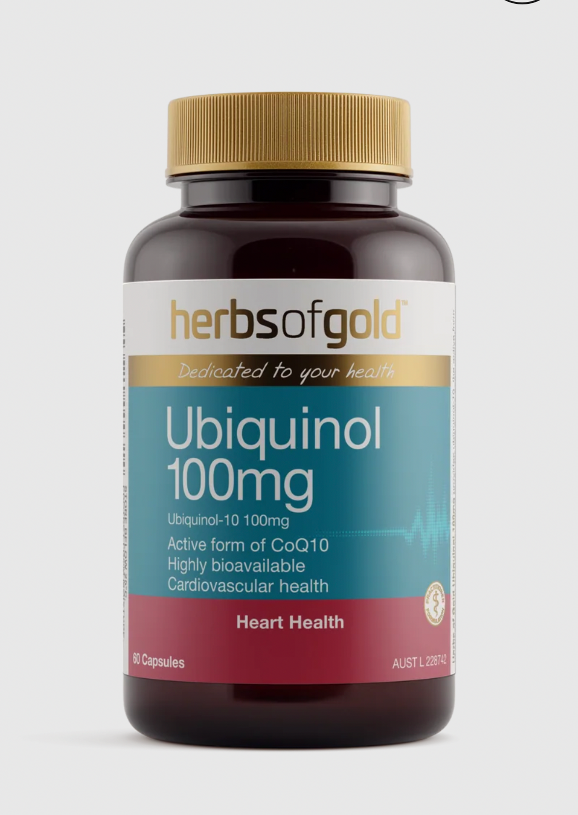 Herbs of Gold - Ubiquinol 100mg