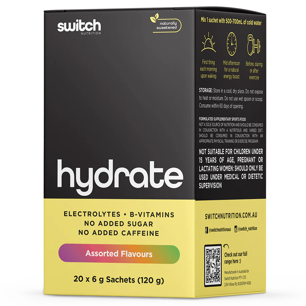 Switch Nutrition - Hydrate Sachet Box