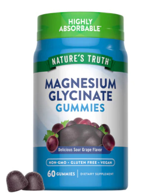 Nature’s Truth Magnesium Glycinate Gummies 200mg