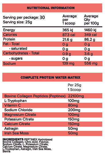 Primabolics - Collagen Complete Protein Water + Hydration
