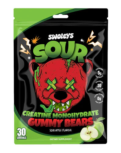 Swoleys - Sour Creatine Monohydrate Gummy Bears