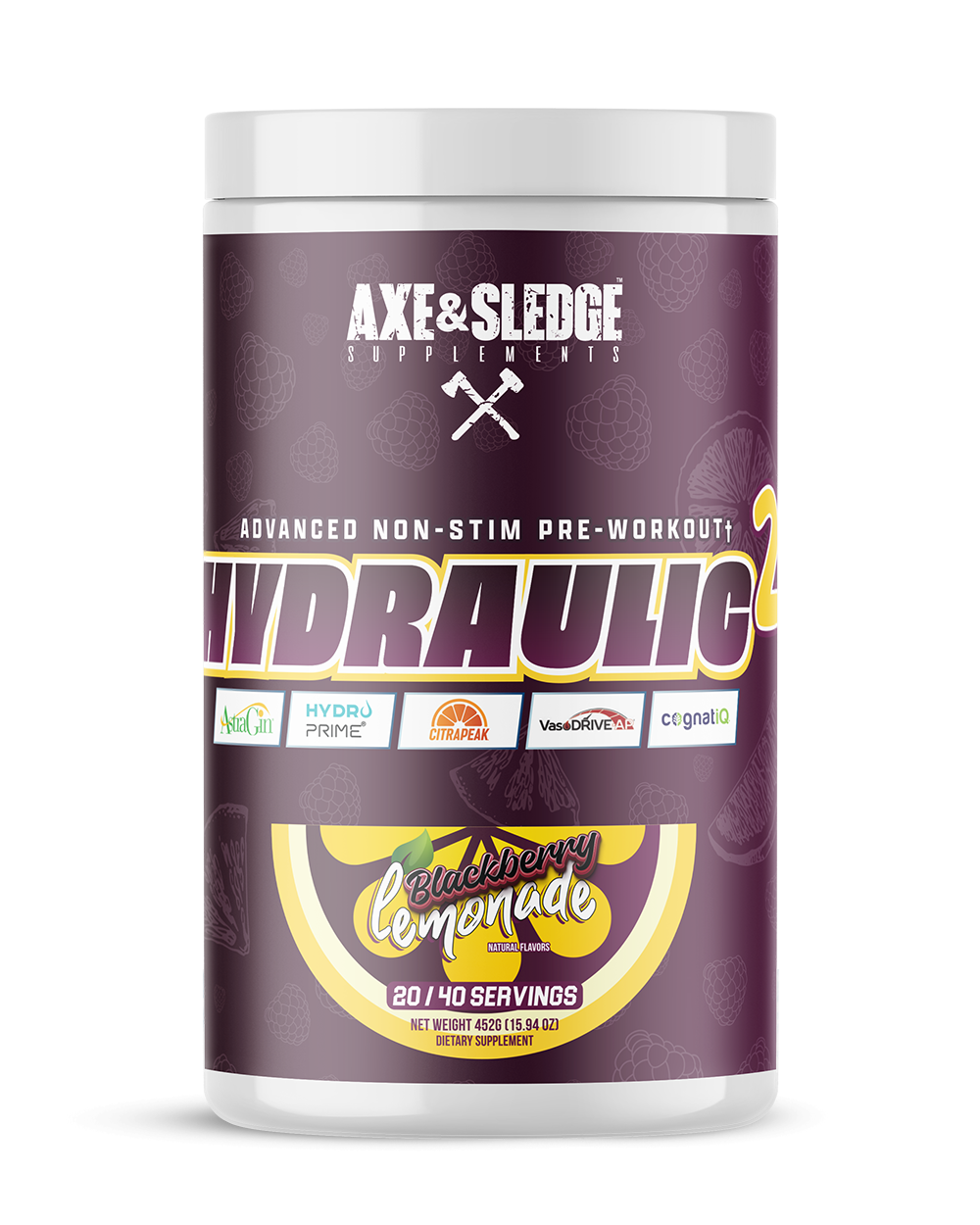 Axe & Sledge - HYDRAULIC V2 NON STIM PRE Pre Workout