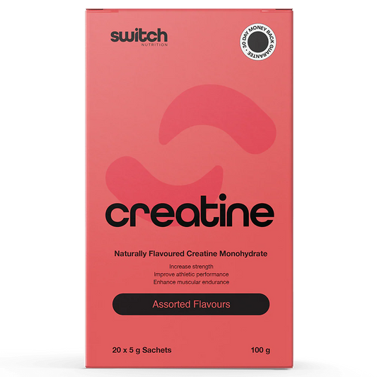 Switch Nutrition - Flavoured Creatine Sachet Box Monohydrate