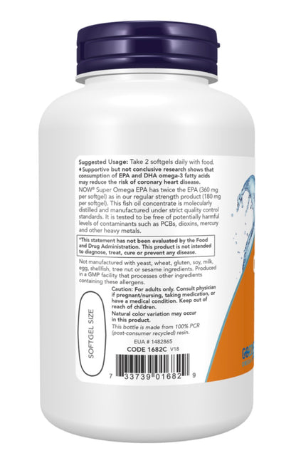 NOW - Super Omega EPA Fish Oil