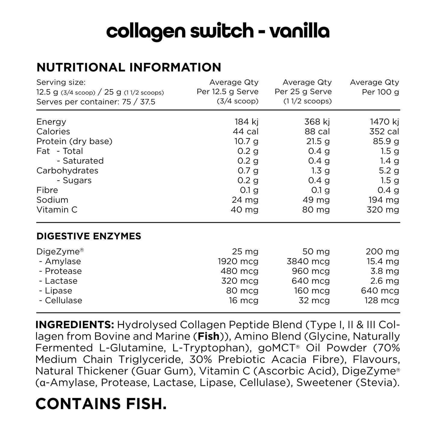 Switch Nutrition - Collagen
