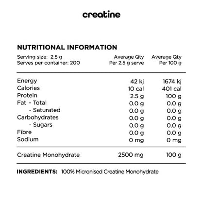 Switch Nutrition - Micronised Creatine Monohydrate