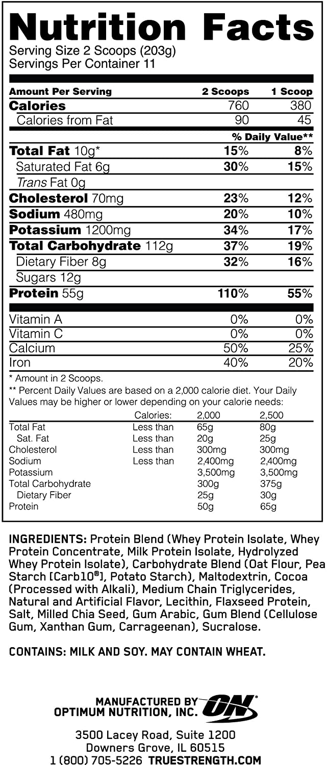Optimum Nutrition - Gold Standard PRO Gainer