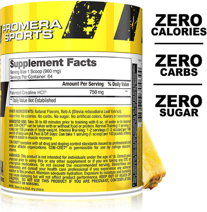 Con-Cret Creatine HCL - Promera Sports Monohydrate